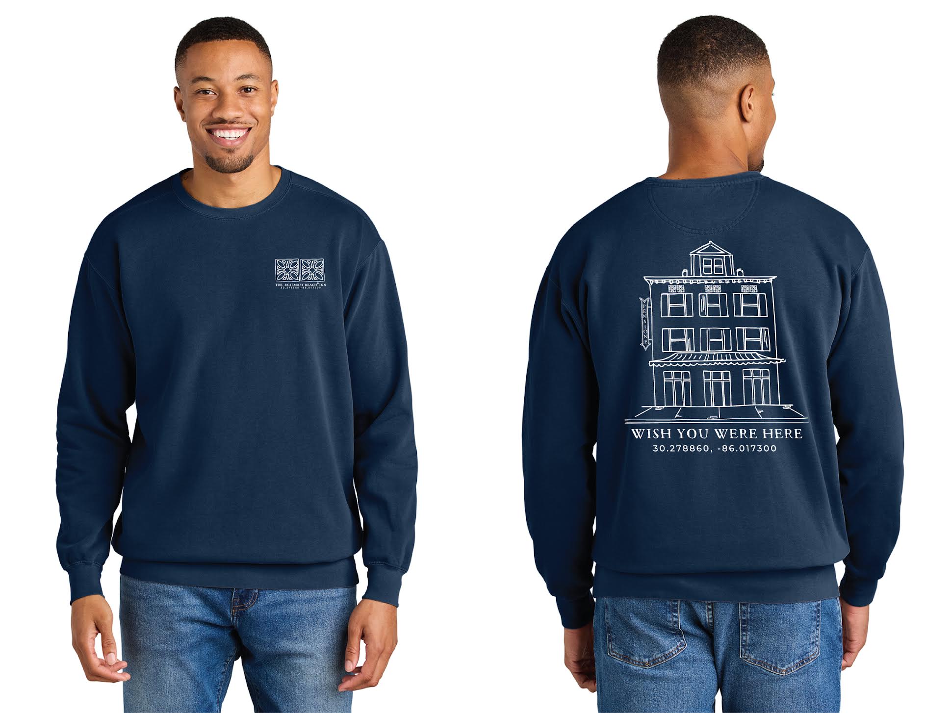 Wish You Were Here Classic Crew Neck Sweatshirt
