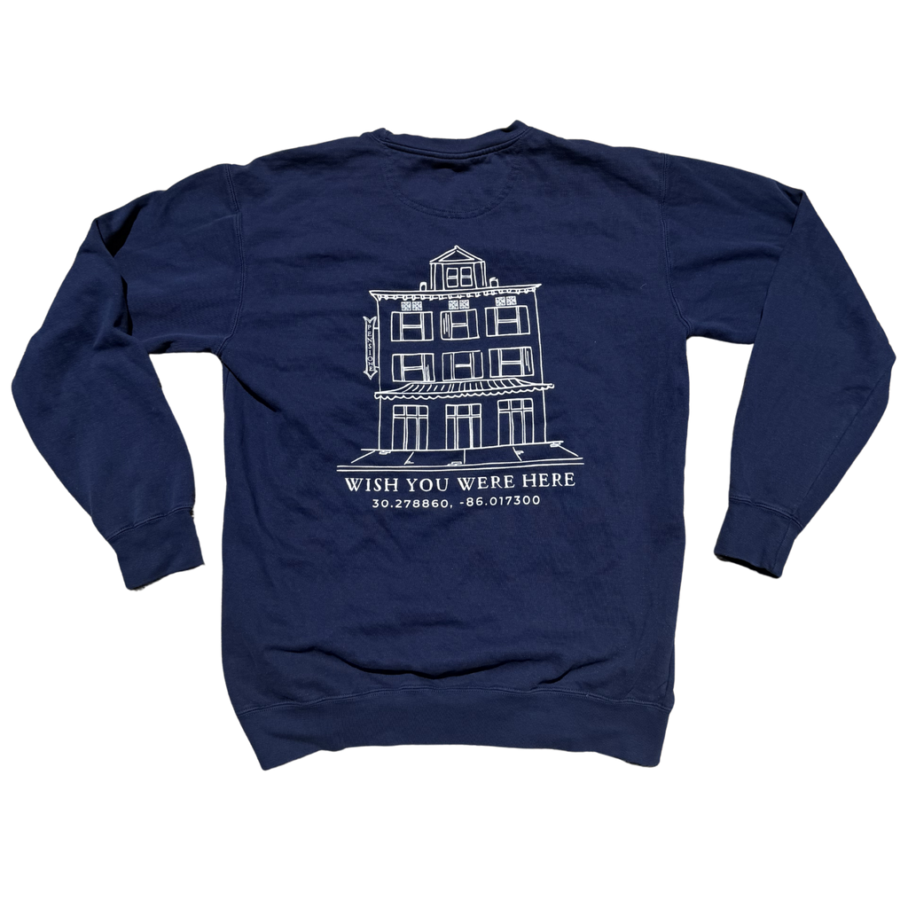 Wish You Were Here Classic Crew Neck Sweatshirt