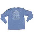 Wish You Were Here Classic Long Sleeve Tee Shirt - Blue