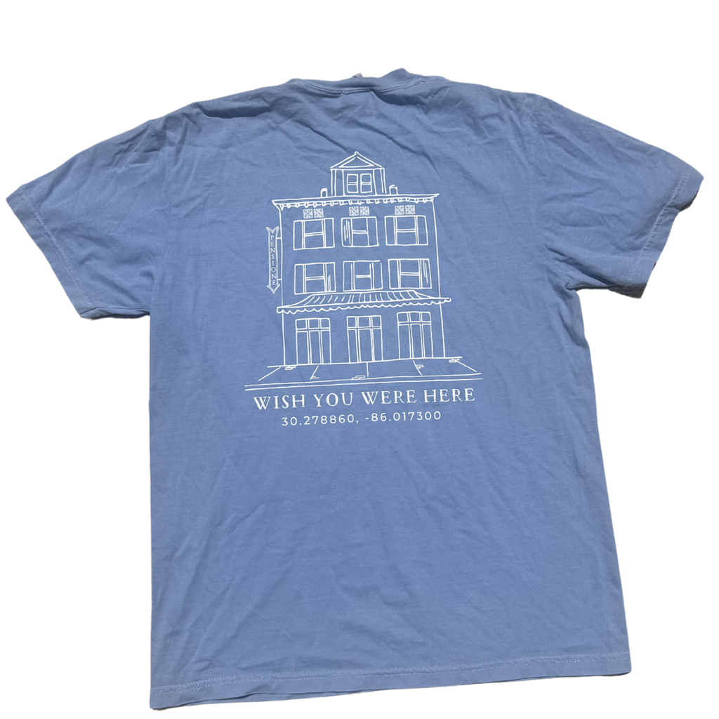 Wish You Were Here Short Sleeve Tee - Blue