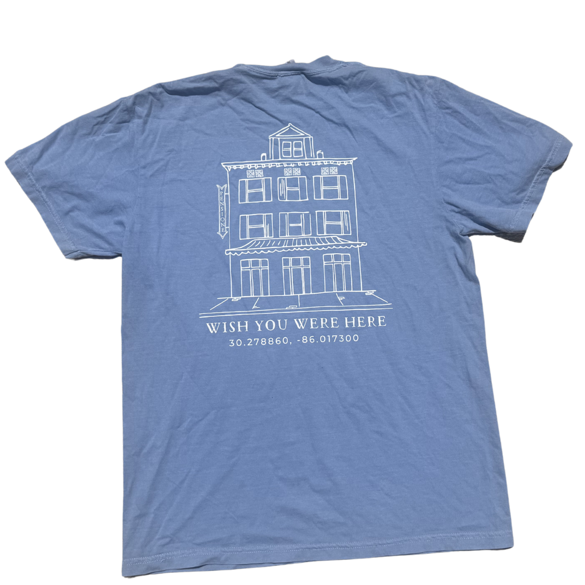 Wish You Were Here Short Sleeve Tee - Blue