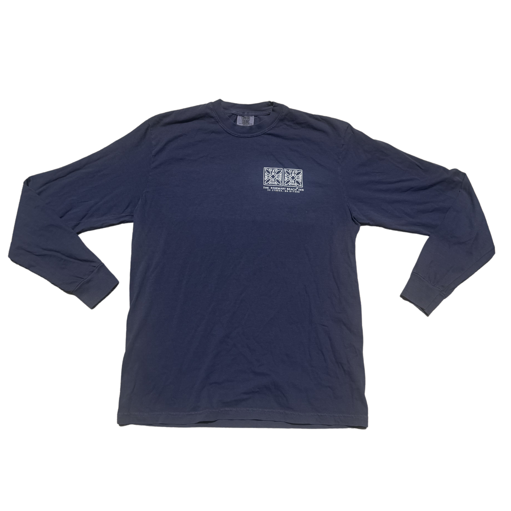Wish You Were Here Classic Long Sleeve Shirt - Navy