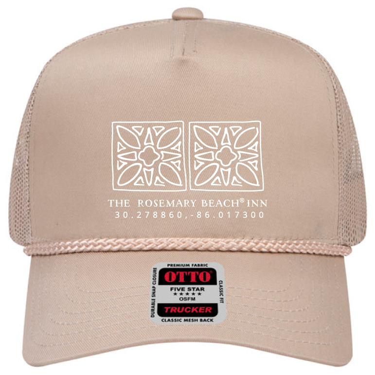 Coordinates Beige Logo Trucker Hat
